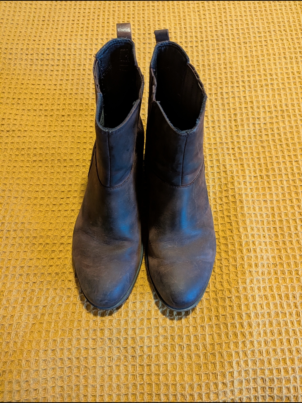 Sorel Brown Leather Ankle Booties, 8.5